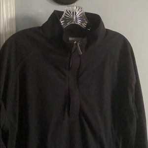 Peter Millar Black Fleece Pullover